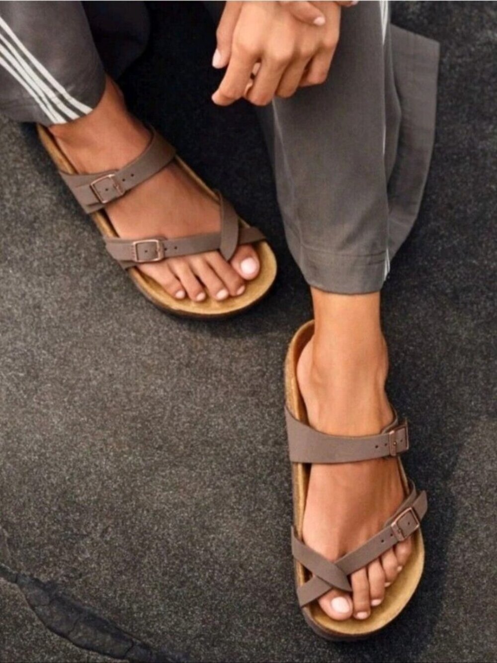 Birkenstock Mayari Toe Loop Thong SANDALS Size EU 36 5 5.5 R Mocha Comfort NEW